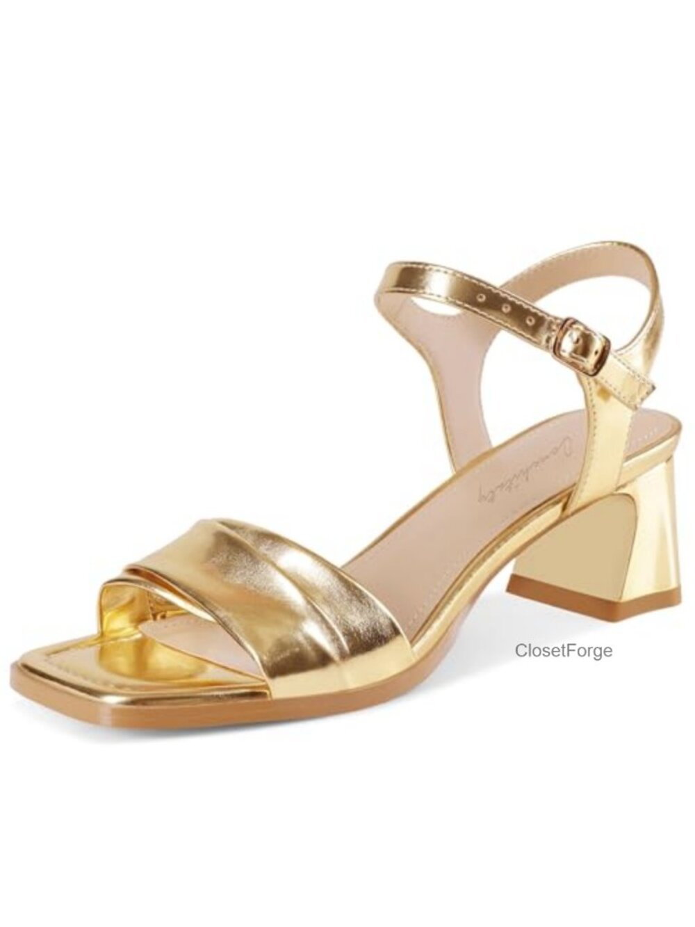 2" Block Heel Ankle Strap Open Toe Strappy Dress Sandals Wedding Party